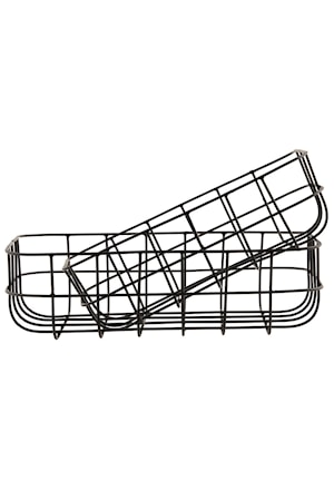 Kurv Simply 2stk - Sort