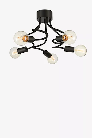 Medusa Plafond 70 cm Sort/Grå