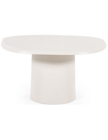 Sten sofabord i aluminium H36 x B71 x D57 cm - Beige