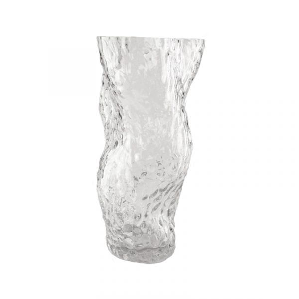 Hein Studio Ostrea ROCK Glas Vase Klar