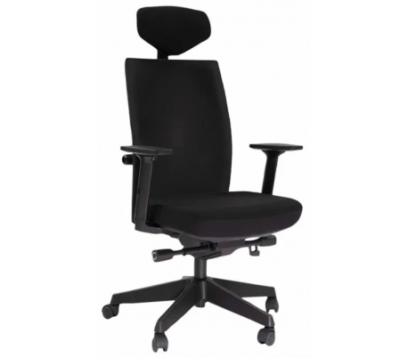 Manager Soft kontorstol m/armlæn - Sort