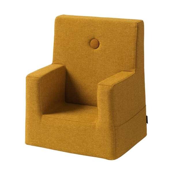 By KlipKlap KK Kids Chair Børnestol Mustard Med Mustard Knapper