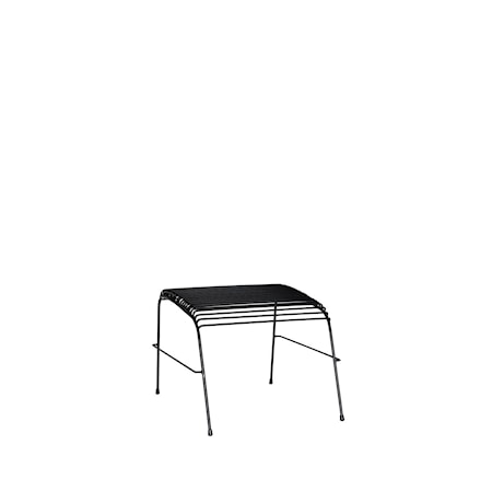 String Fodskammel Udendørs Sort