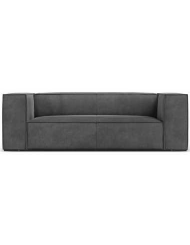 Agawa 2-personers sofa i polyester B211 cm - Sort/Grå