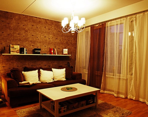 Loftsbelysning i stue