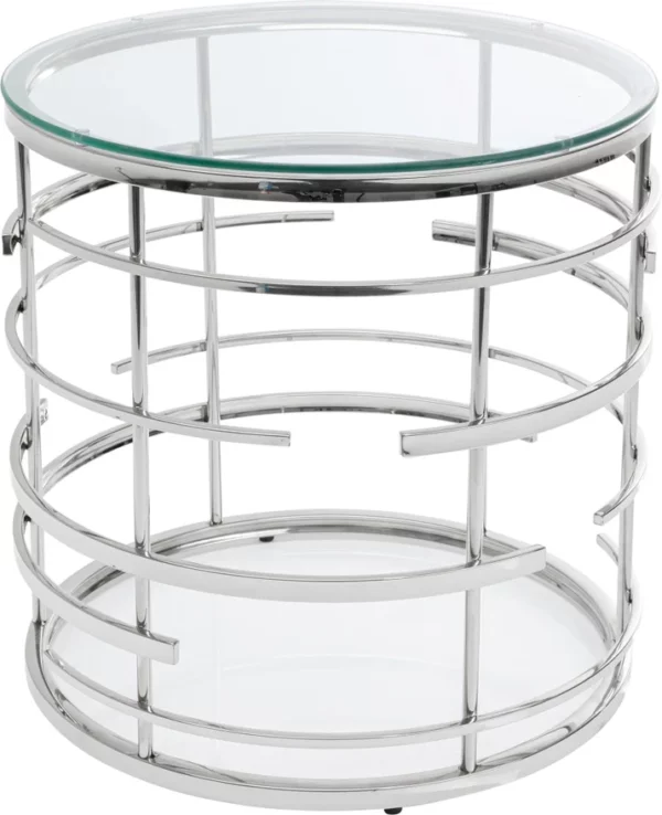 HIPPO Polyresin and glass high side table By KARE Design