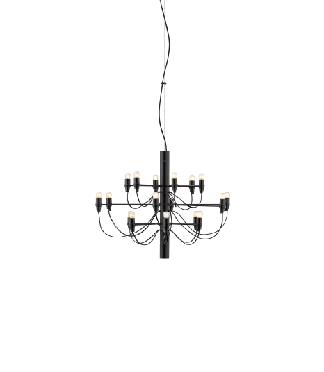 2097/18 Lysekrone Mat Sort LED - Flos
