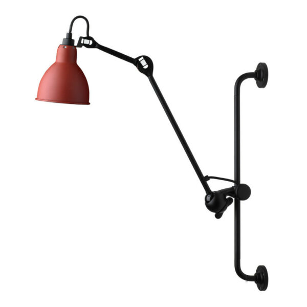 Lampe Gras Væglampe Sort-Rød No 210