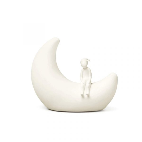 Cam Cam Copenhagen Moon Natlampe, Off-White