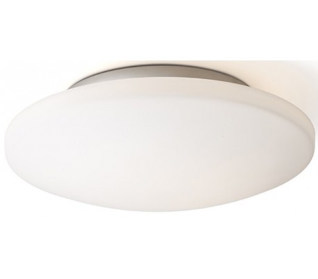 SARA Badeværelseslampe plafond Ø36 cm 1 x 24W LED - Krom/Opalhvid