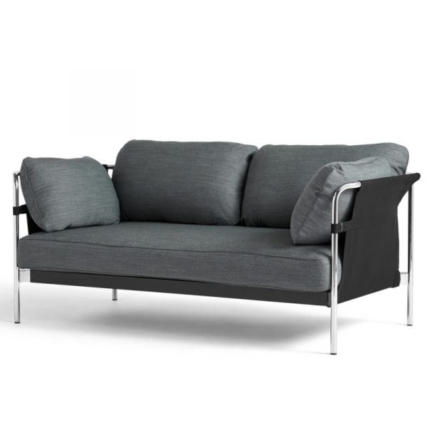 HAY Can 2 Seater Sofa Chromed Steel - Surface By HAY 990