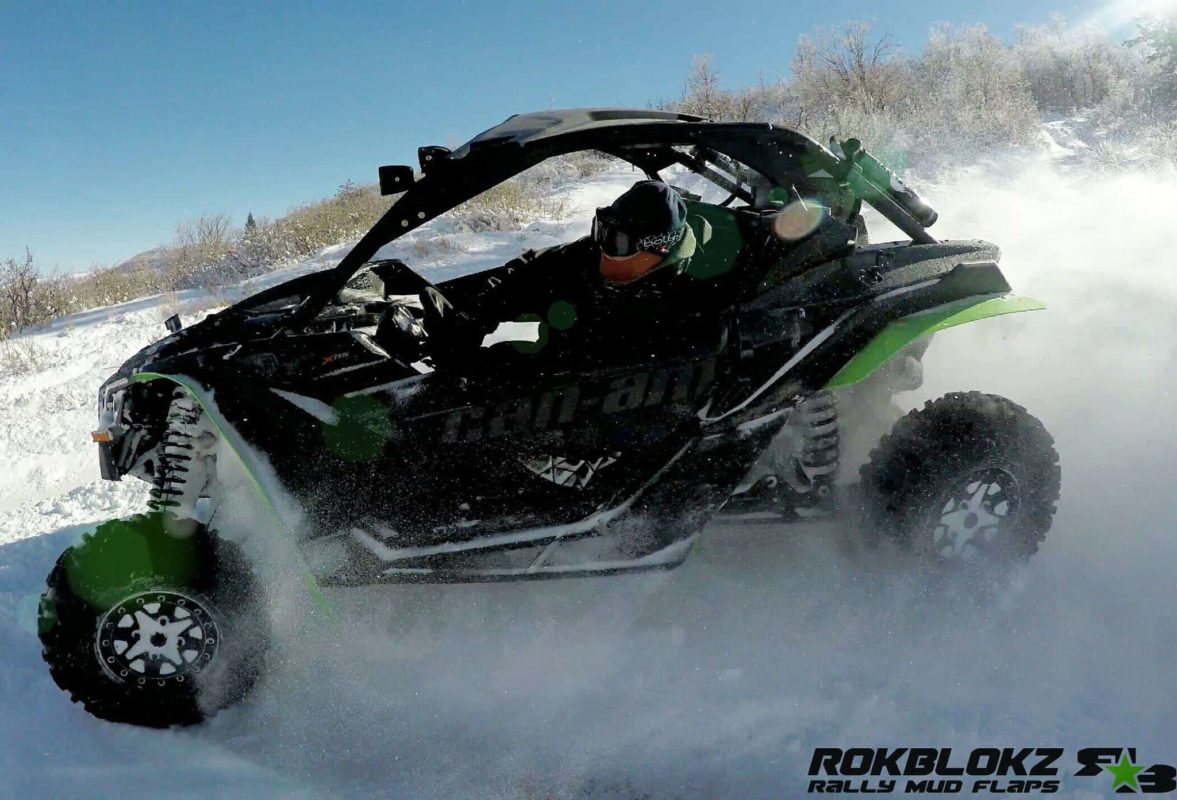 Can-Am Maverick X3 Mud Flaps, Fender Extensions | American Off-Roads F E A Banner X