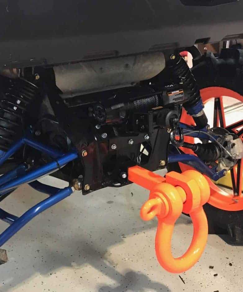 CFab CanAm Defender Rear Winch Mount