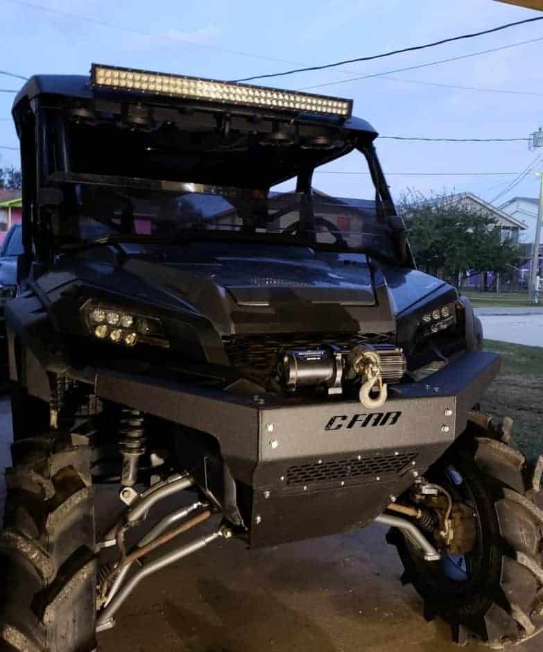 CFab Honda Pioneer 1000 Front Bumper, HD Edition