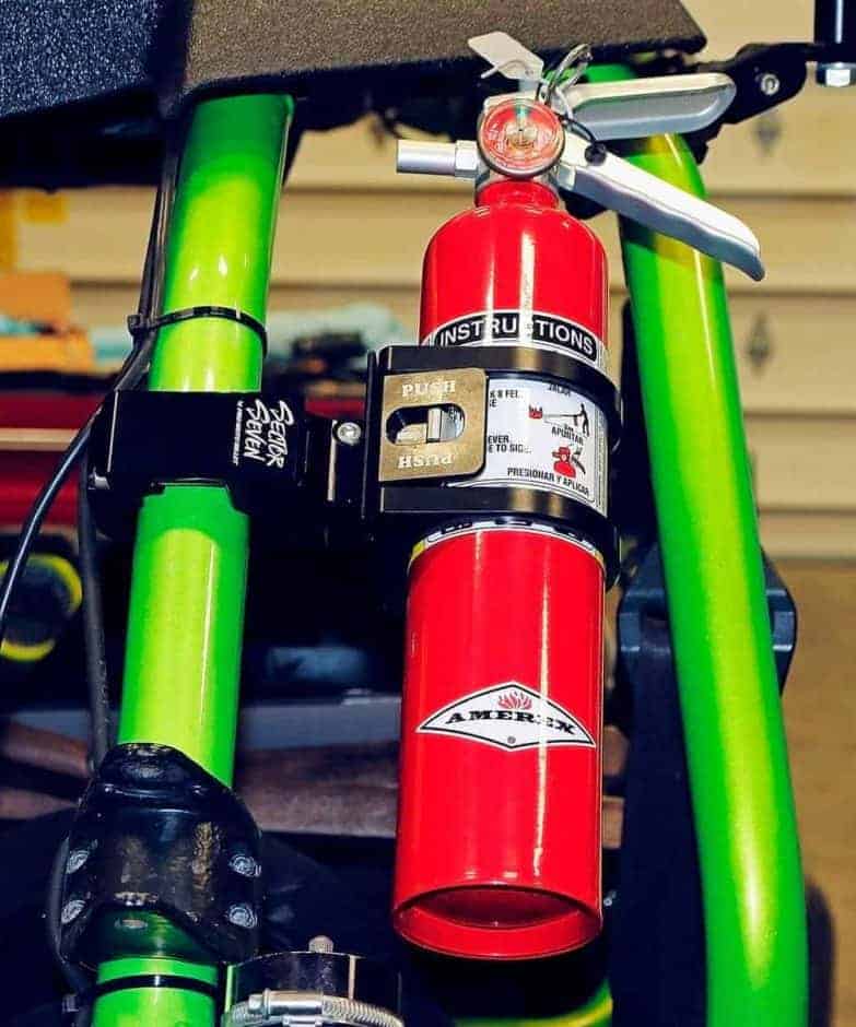 Sector Seven UTV Fire Extinguisher Mount, Quick Release