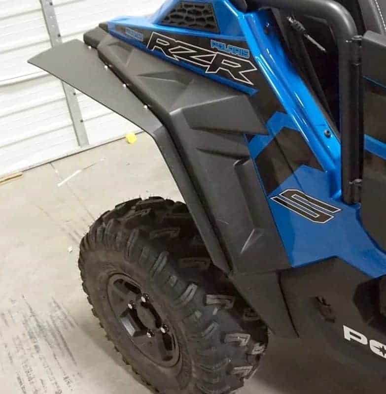 RokBlokz Polaris RZR S Mud Flap Fender Extensions