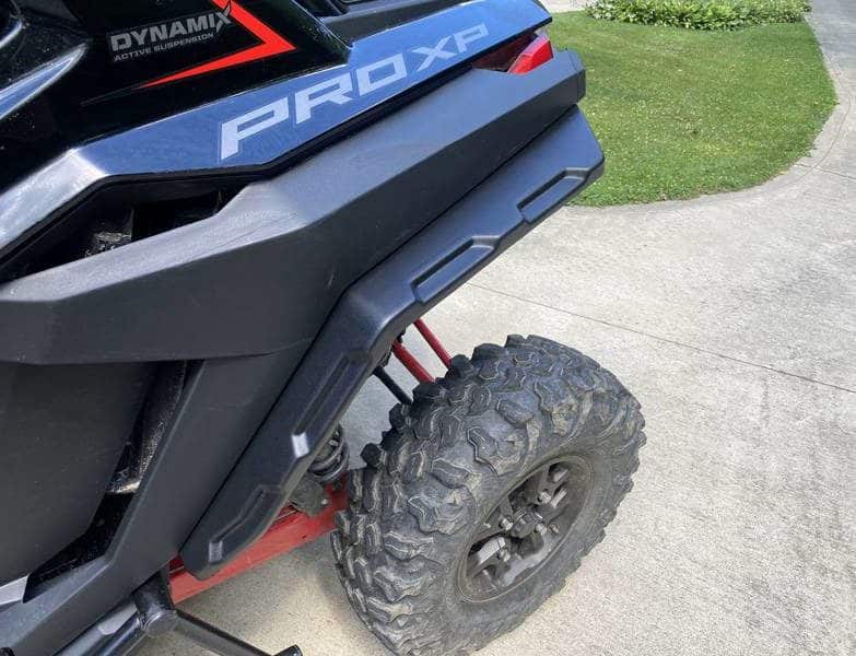 Extreme Metal Products Polaris RZR PRO XP Fender Extensions