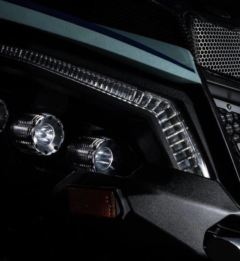 Heretic Studio CanAm Maverick X3 Headlights, Billet LED