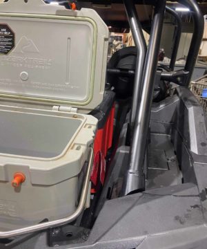 RZR Toolbox Mount Bracket For RIDGID Toolbox – Powder Coated Lime Squeeze Color