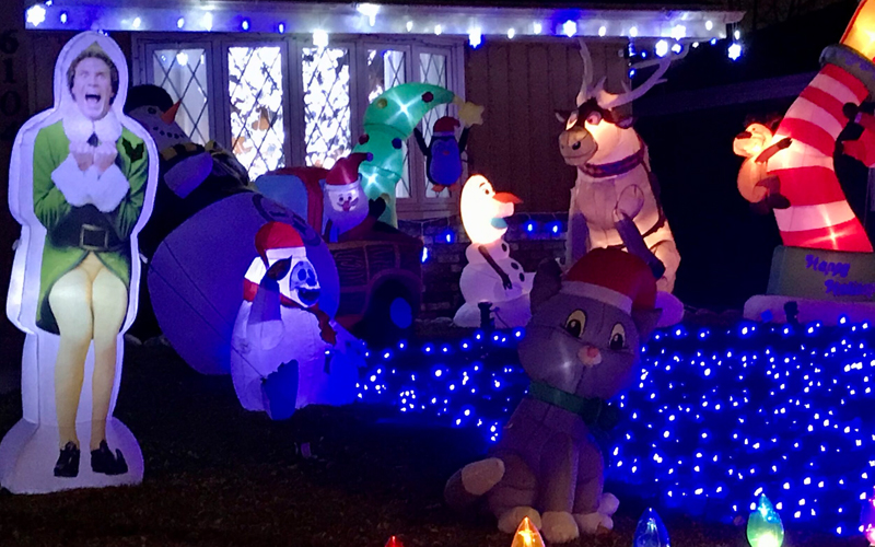 Christmas Lane Brightens Spirits