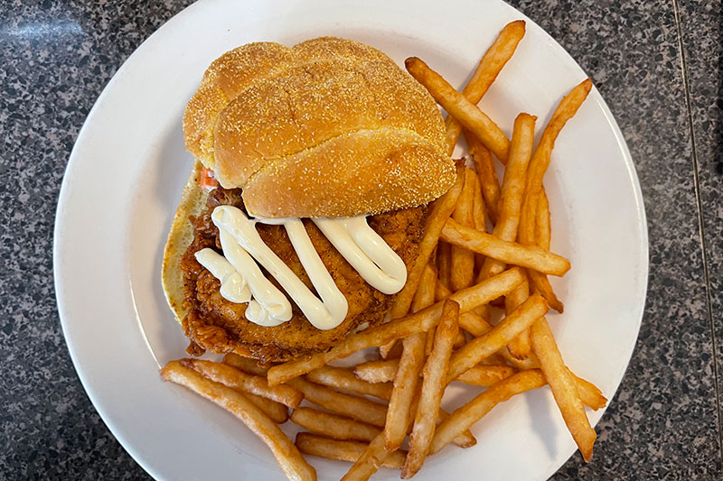 Kenosha Eats Nashville Hot Chicken Sandwich