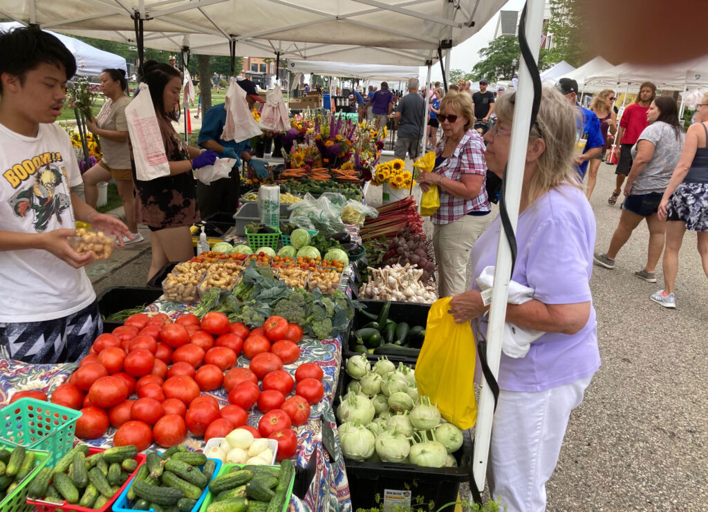 Eight goto vendors at the two local outdoor markets