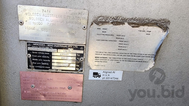 1993 Volgren Omnibus - Detail view 64 in NSW