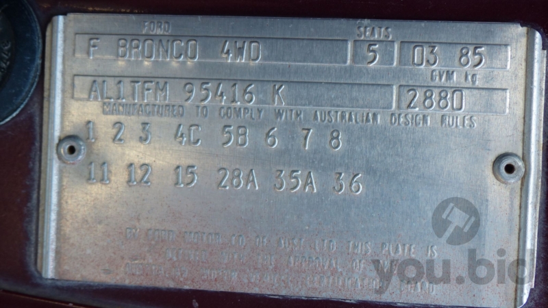 1985 Ford Bronco XLT - Detail view 78 in NSW