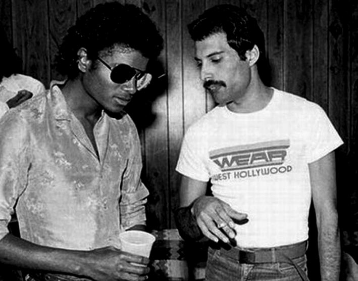 michael jackson y freddie mercury