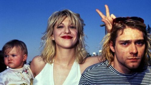 Kurt Cobain y Courtney Love