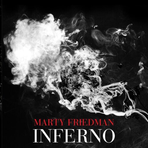 marty friedman inferno promo album cover pic 2014