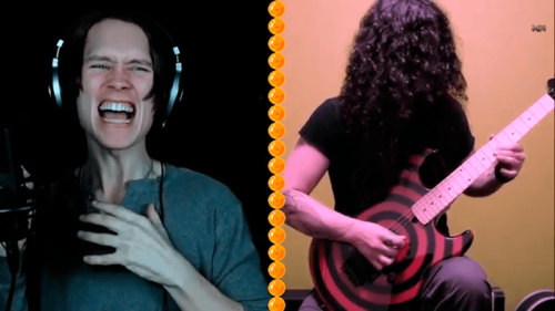 pellek y charlie parra dragon ball z cover metal