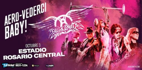 aerosmith en rosario 2017