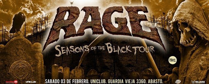 Rage la legendaria banda alemana se presenta en Argentina