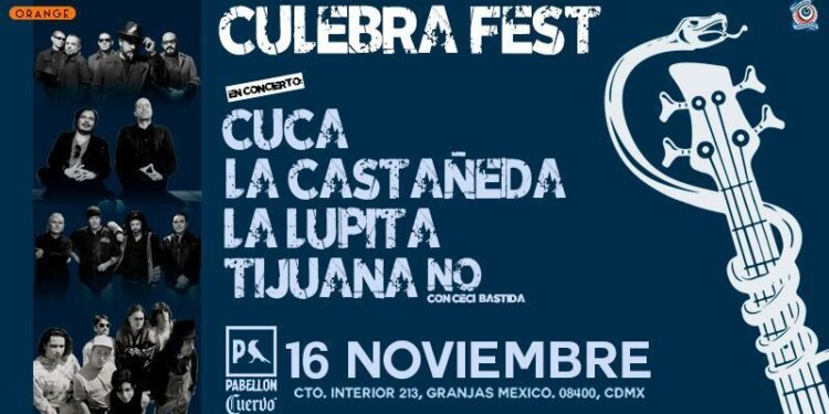 Culebra Fest presenta a Tijuana No, La Lupita, La Castañeda y La Cuca en concierto