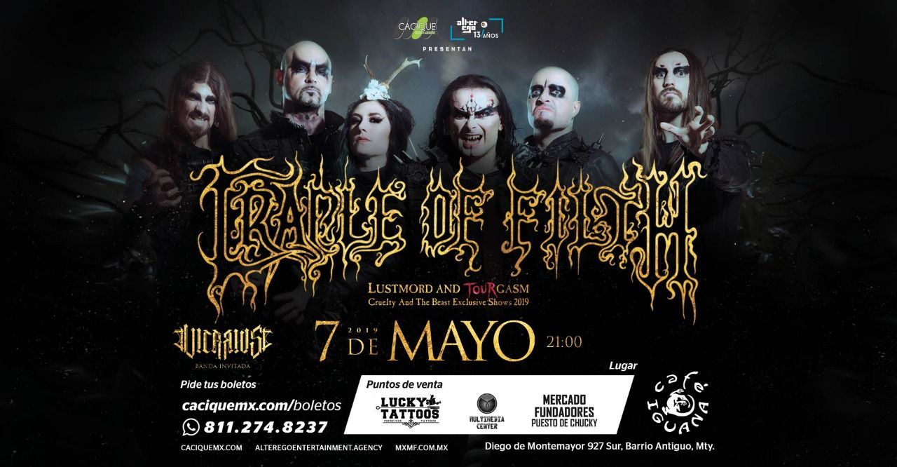 Cradle of Filth regresa a Monterrey Crad1
