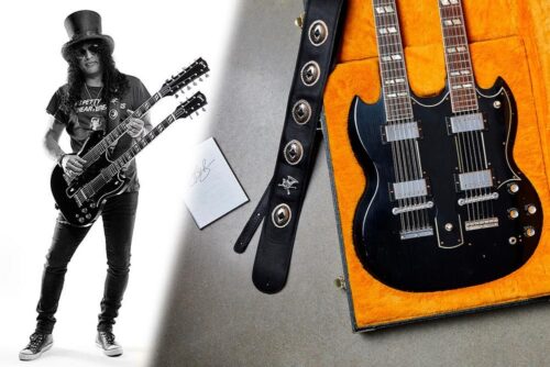 slash gibson doble mastil