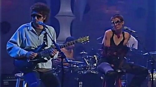 Gustavo Cerati y Andrea Echeverri