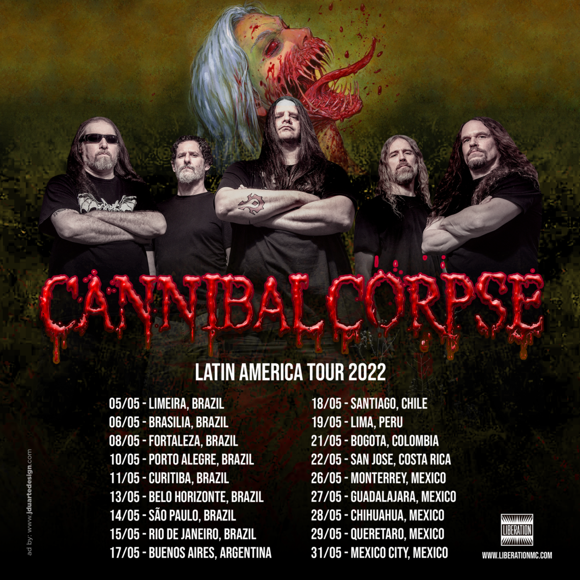 cannibal corpse violence unimagined tour