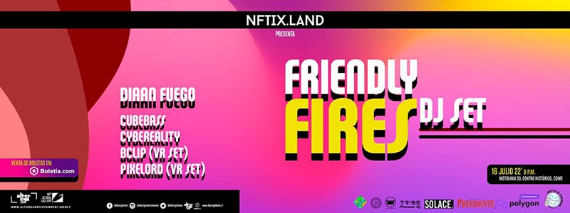FRIENDLY FIRES DJ Set en Motolinia 33