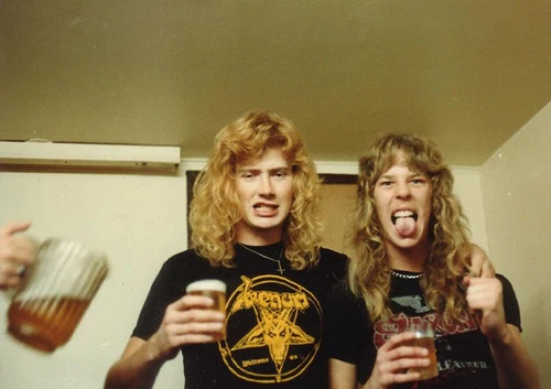 ¿Cómo fue qué pasó? Músicos remplazados antes de que su banda fuera famosa eb5855da dave mustaine y james hetfield