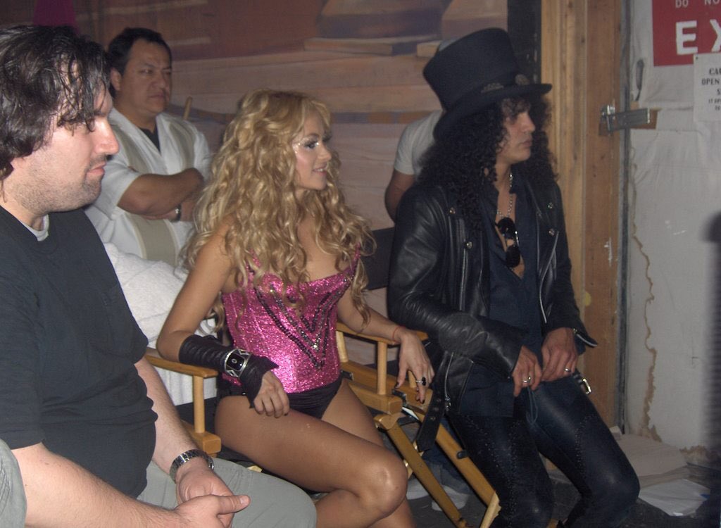 Slash, Paulina Rubio y una peculiar colaboración Slash y Paulina Rubio