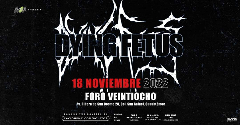 Dying Fetus se presentará en el Foro Veintiocho de la CDMX este 2022 436180d5 unnamed 3