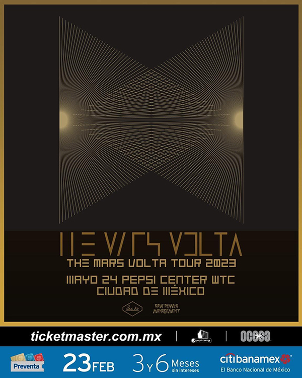 Porque uno no fue suficiente, ¡The Mars Volta vuelve a la CDMX! The Mars Volta CDMX 2023