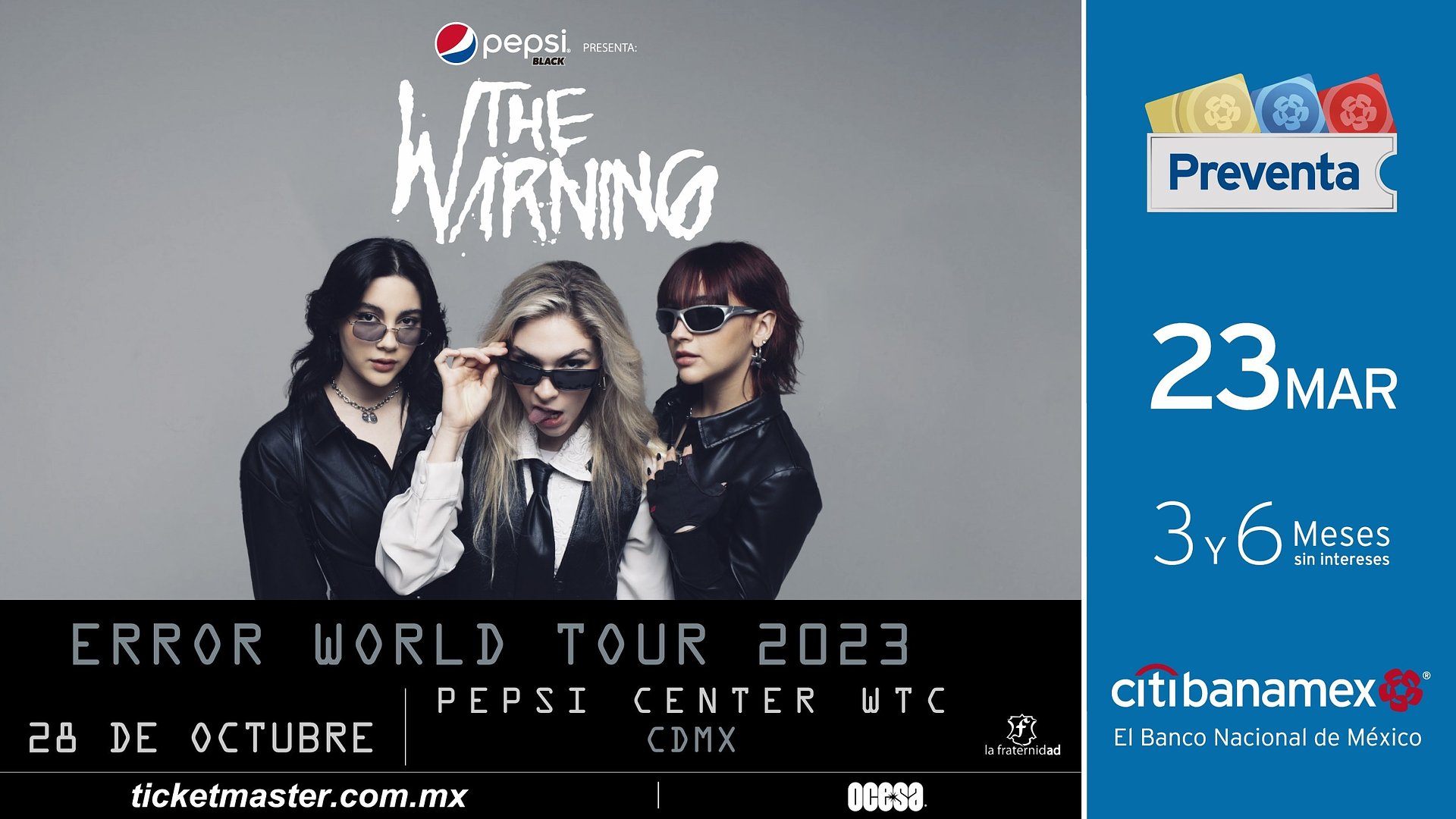 ¡The Warning regresa a la Ciudad de México para este 2023! The Waring