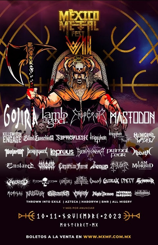 Gojira y Mastodon se suman al cartel del México Metal Fest VII