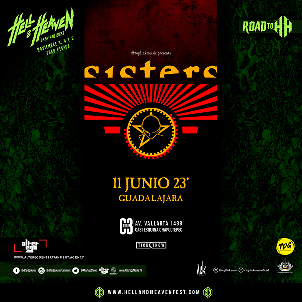Regresa The Sisters of Mercy a México este 2023 The Sisters of Mercy en Guadalajara