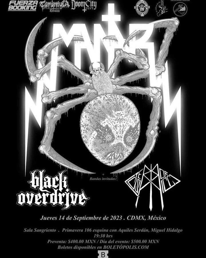 Desde Alemania llega Mantar a México este 14 de septiembre Mantar en la CDMX