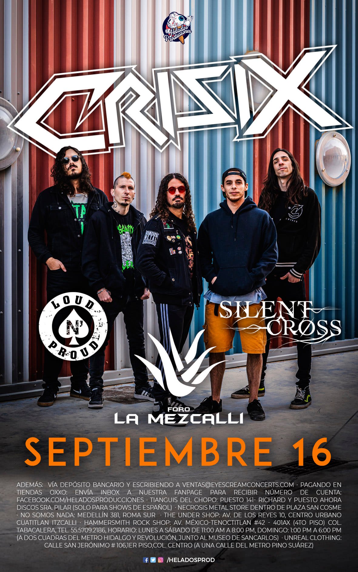 Crisix regresa a México después de 5 años Crisix en la Ciudad México
