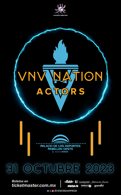 Regresa VNV Nation a México este 31 de octubre VNV Nation en la Ciudad de México
